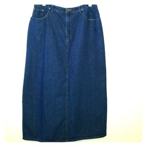 LIZ CLAIBORNE JEAN SKIRT SIZE 16